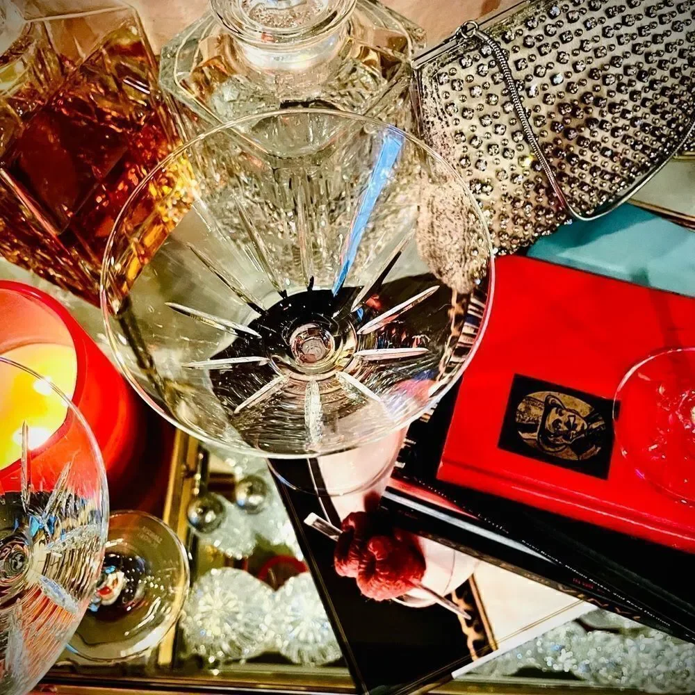 ♥️ Zweisel Glas crystal Martini glasses, set of 4